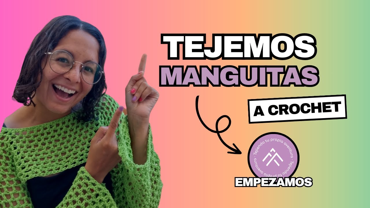 TUTORIAL: Manguitas a crochet I Tendencia #tutorial #manguitas #crochet