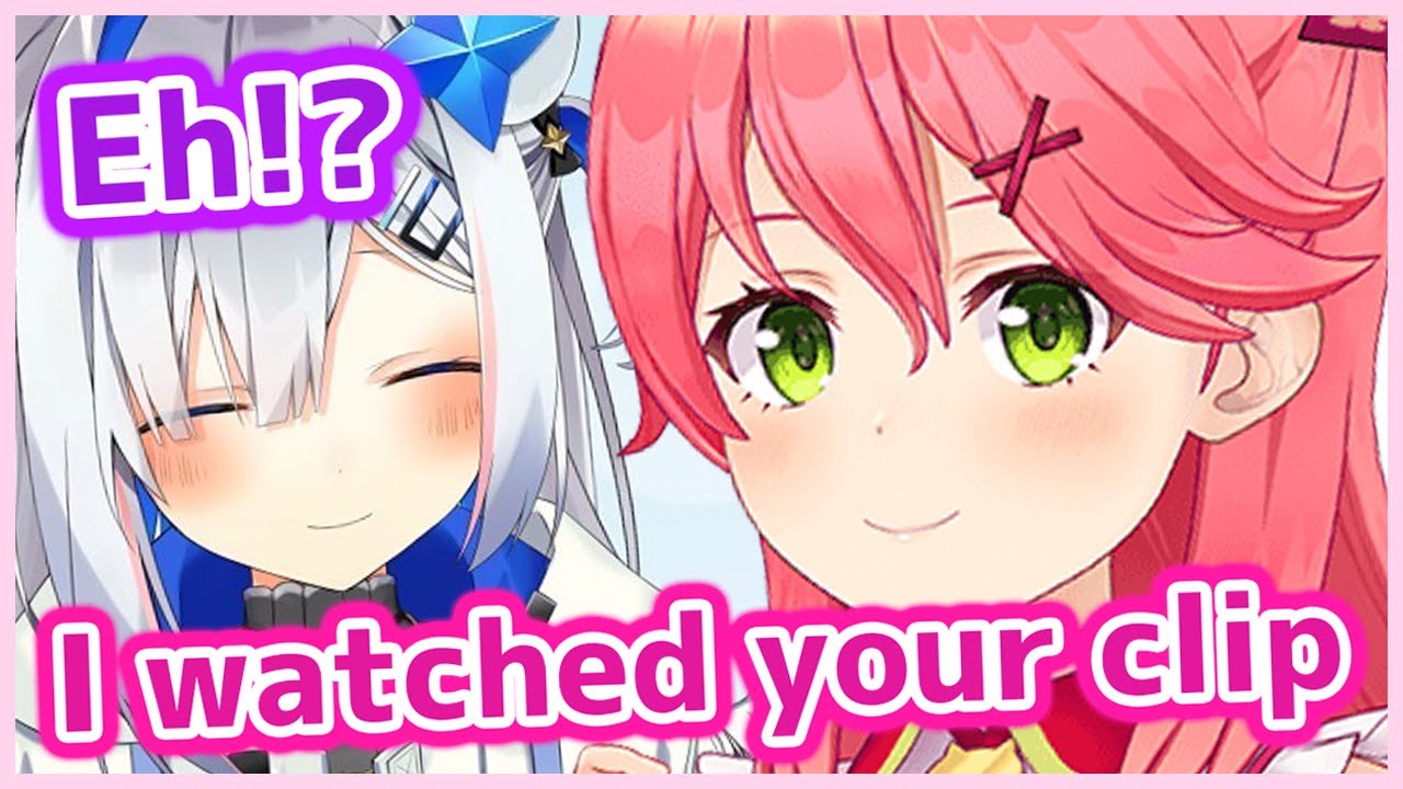 Miko watched a clip where Kanata wanting to call her 