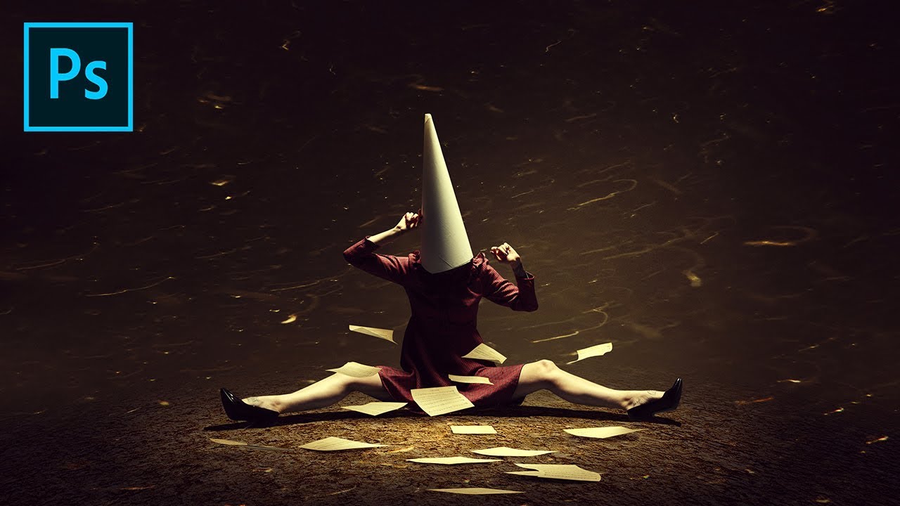Create a Digital Art Flying Papers Photo Manipulation in Photoshop