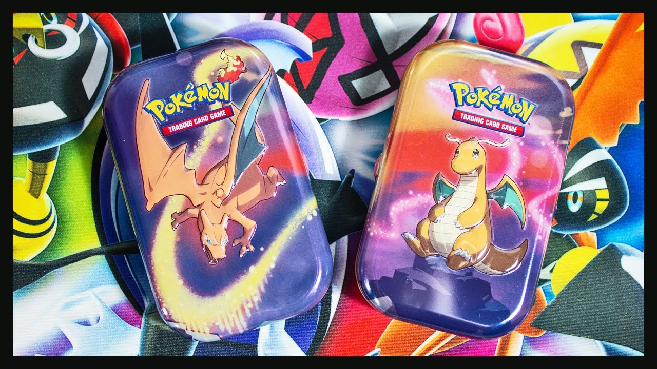 Charizard And Dragonite Pokemon Cards Kanto Power Mini Tins Opening!