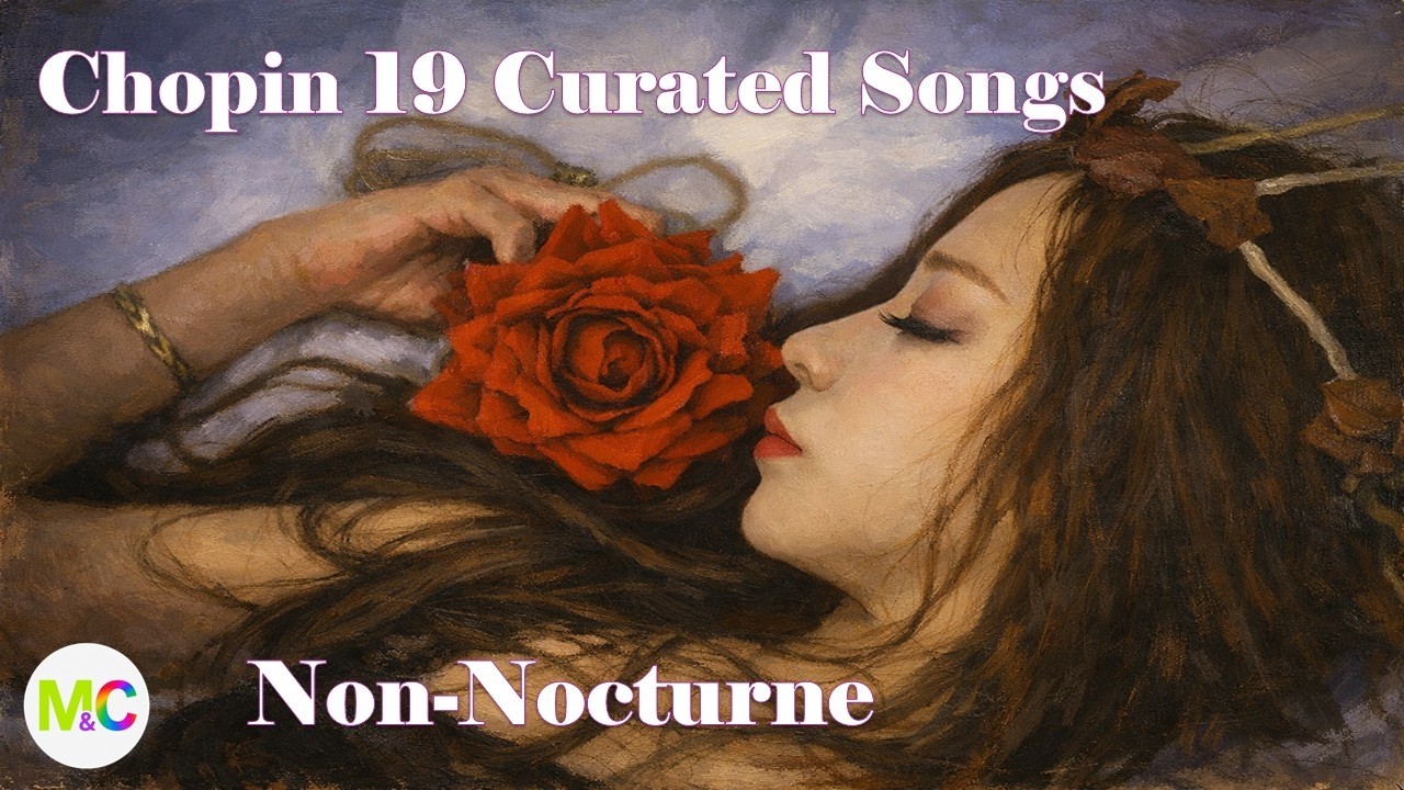 Carefully curated Collection of Chopin piano 19 pieces (76 min)