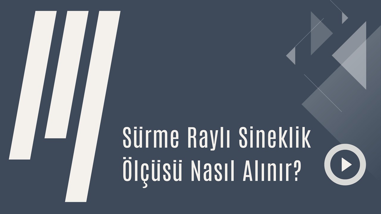 Sürme Raylı Sistem Sineklik Ölçüsü Nasıl Alınır?