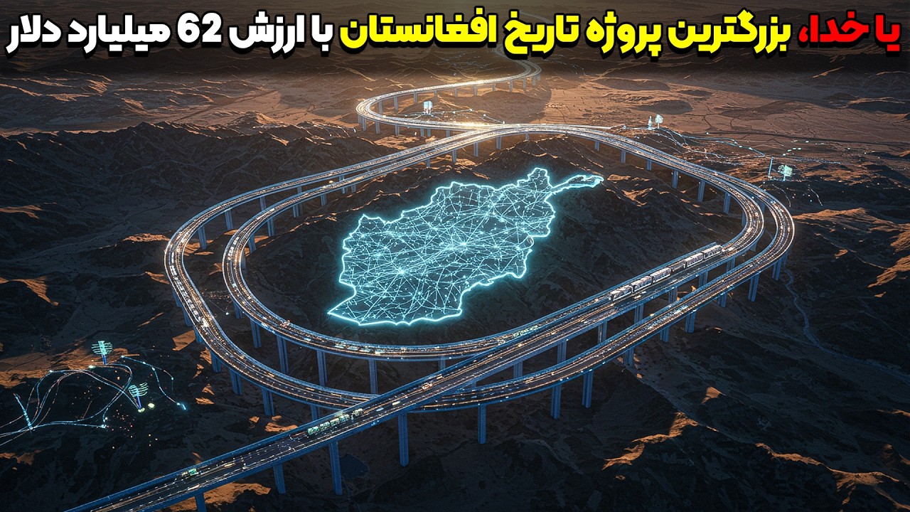 یا خدا 🤯بزرگترین پروژه افغانستان که کشور های جهان از آن  وحشت دارند(جاده ابریشم جدید)