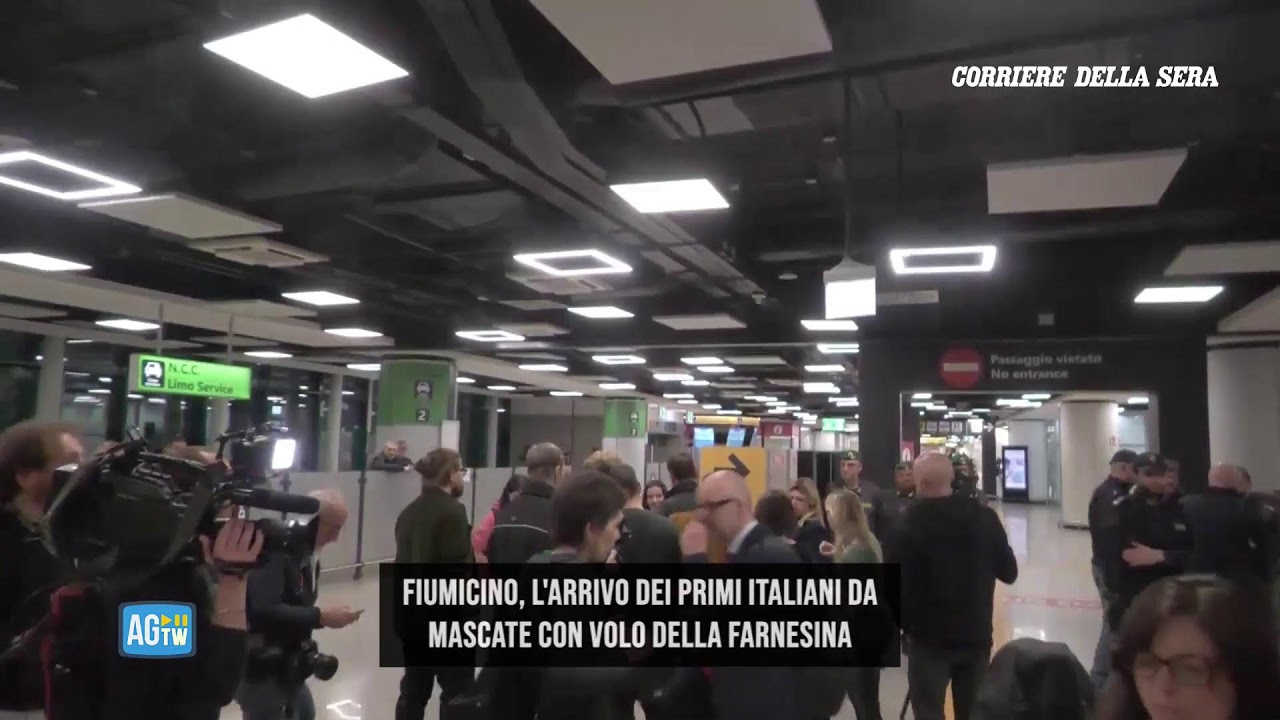 Arrivo dei primi italiani da Mascate