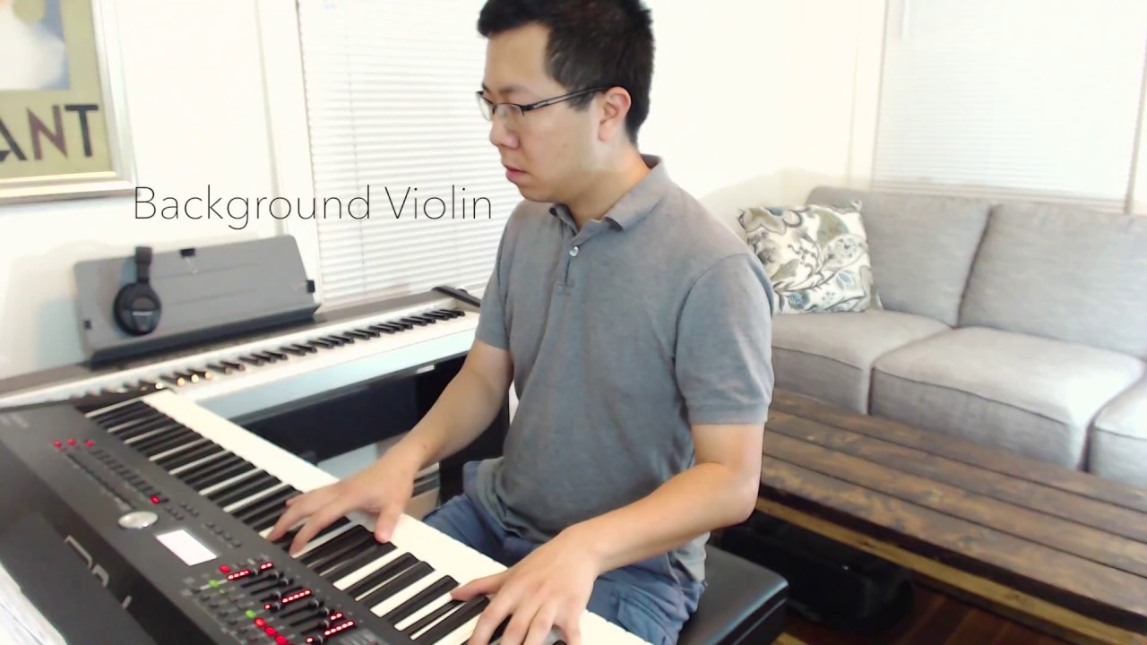 Moonlight Sonata (1st movement) with Choir/Pad/Violin Layers [RD-2000]