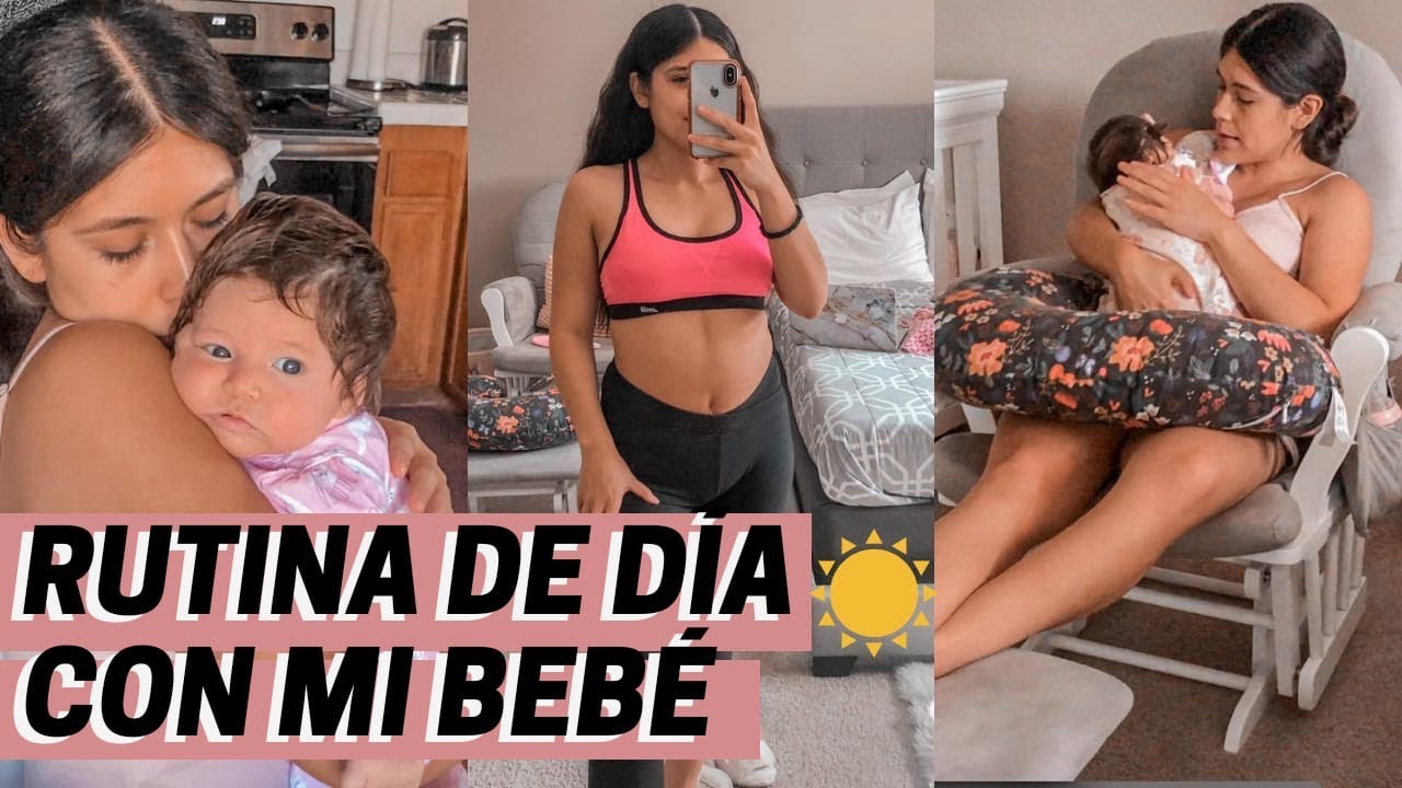 RUTINA DE MAÑANA CON MI BEBÉ DE 1 MES | ESTO ES LO QUE HAGO DIARIO 👶🏼☀️