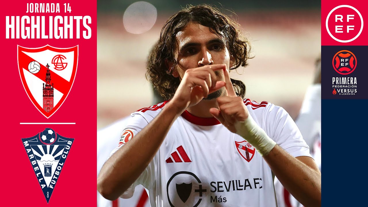 Resumen #PrimeraFederaci&oacute;n | Sevilla Atl&eacute;tico 1-0 Marbella FC | Jornada 14 | Temporada 2025/2026