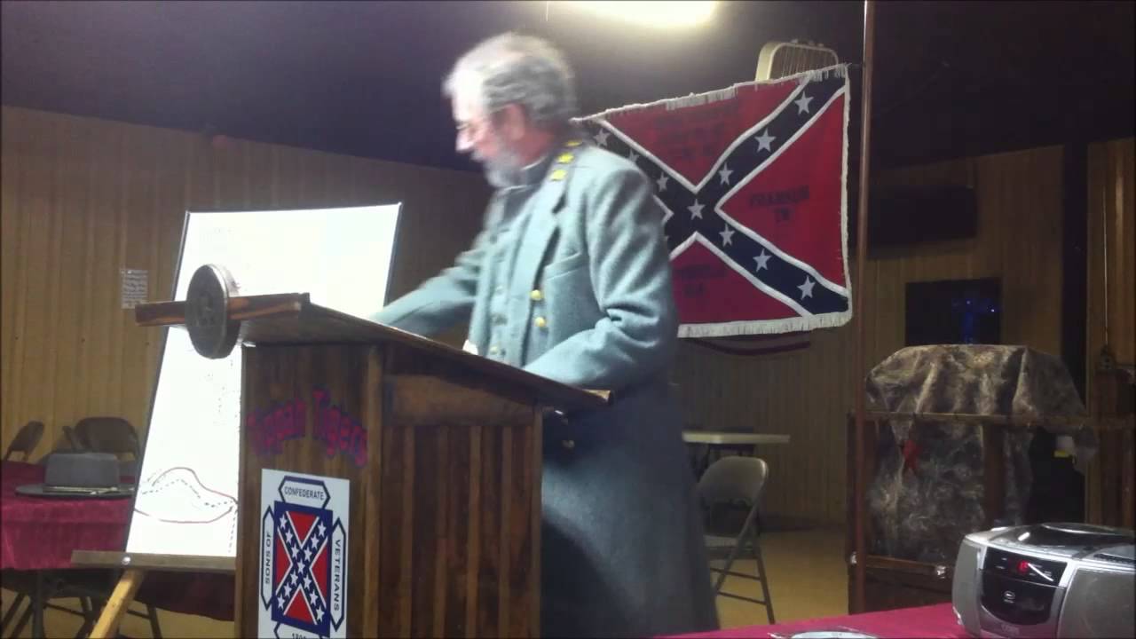 SCV meeting January 2015 Bill Stofel as Robert E Lee