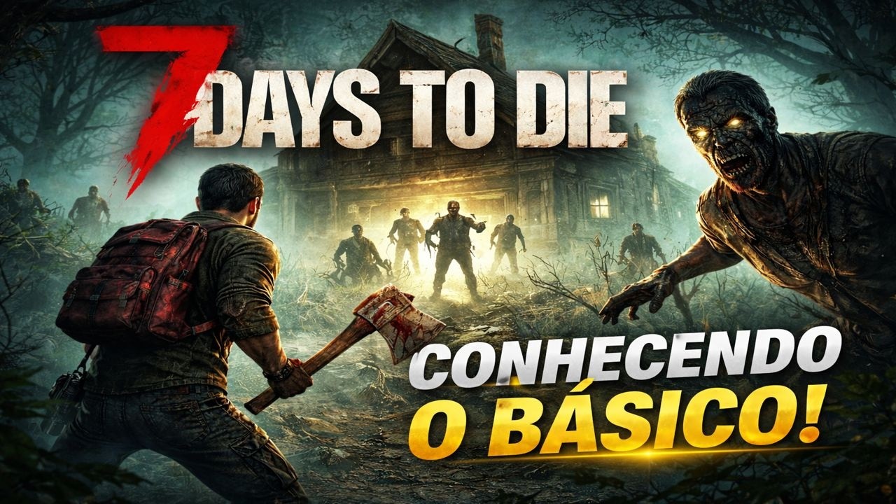 7 Days to Die #1 – COMEÇANDO BEM no apocalipse ZUMBI!