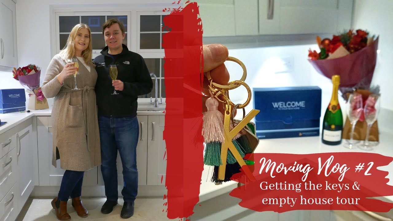 Moving Vlog #2 | Completion Day & Empty House Tour | UK New Build - David Wilson Homes Avondale
