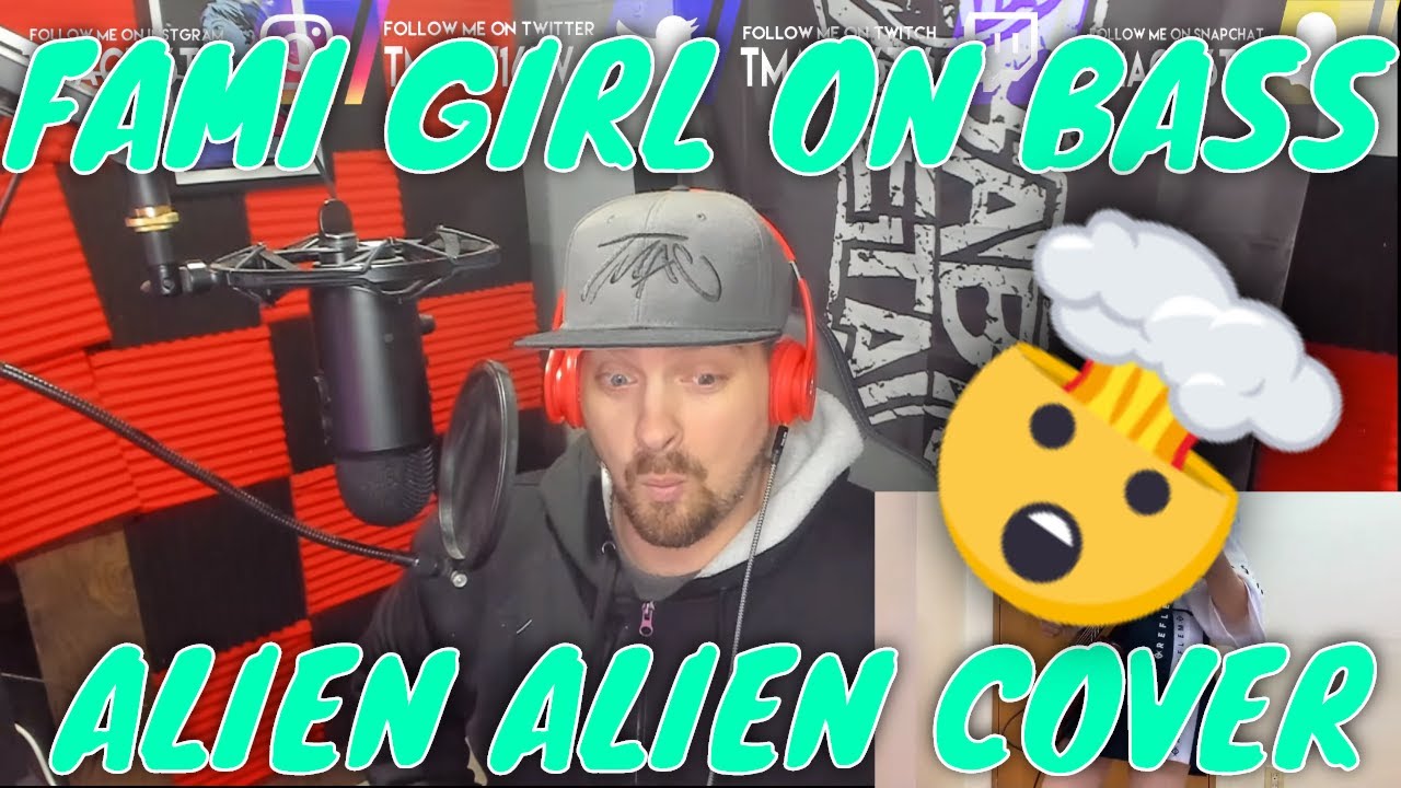 REACTION! FAMI - JAPANESE GIRL ON BASS (Alien Alien) BASS COVER