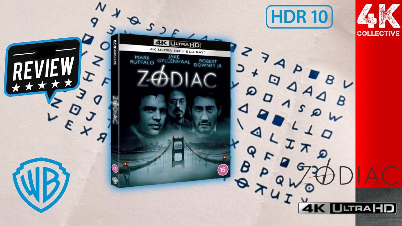 Zodiac 4k UltraHD Blu-ray Warner Bros unboxing and video review