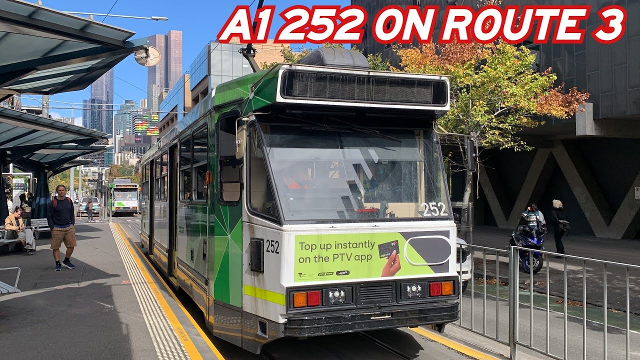 Melbourne Trams: A Class on Route 3 (Very Rare)