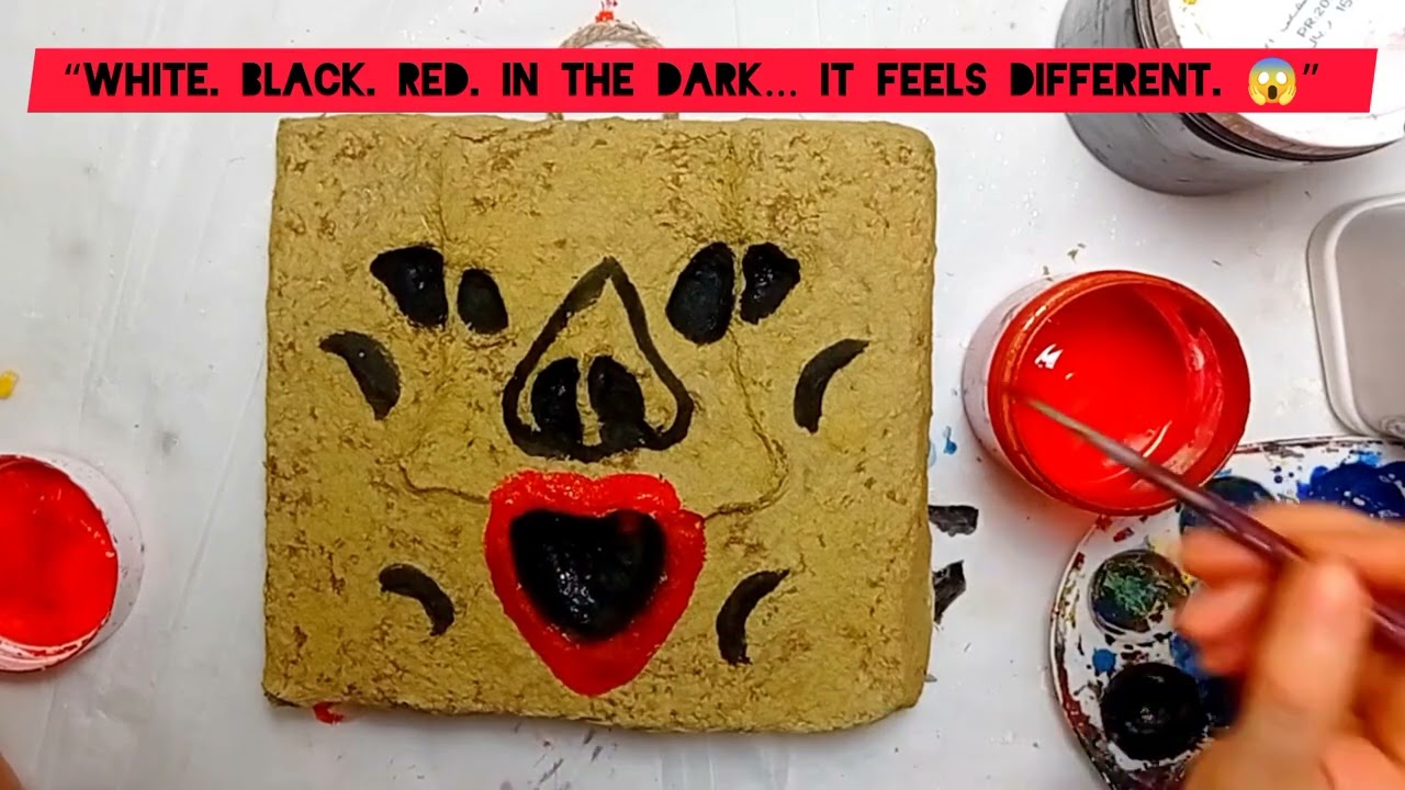 Paper Mask Transformation 🎭Handmade for Halloween & escape rooms 👁️#PaperMask #MaskMaking #Halloween