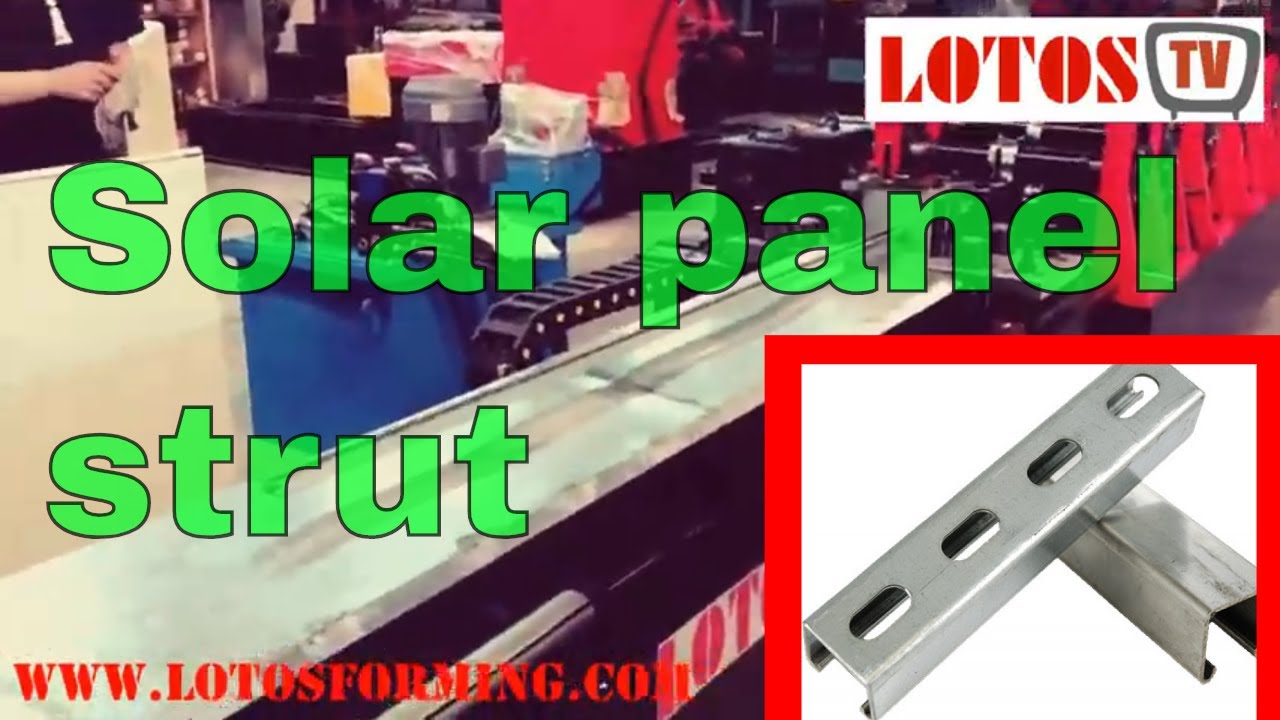 roll forming machine: Strut channel of 41x21 and 41x41 rolling forming machine