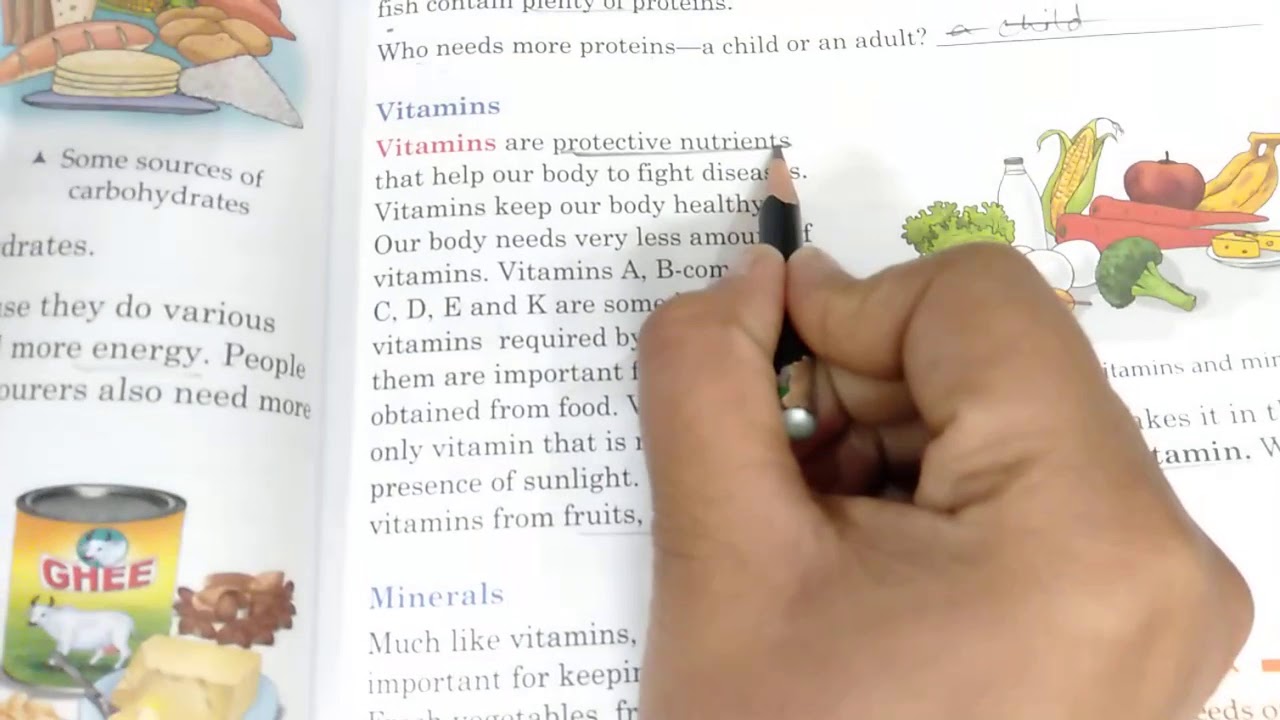 Class 4 Science  Ch-5 Food and Health (part-1)