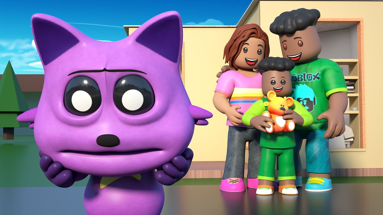 ROBLOX Brookhaven 🏡RP: Печальная история происхождения CatNap &mdash; Roblox Animation