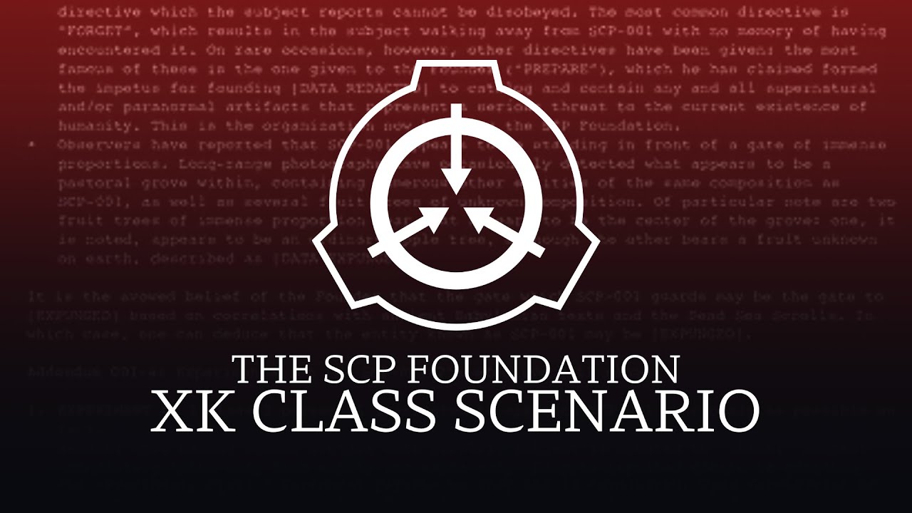 XK Class Scenario - SCP Soundtrack
