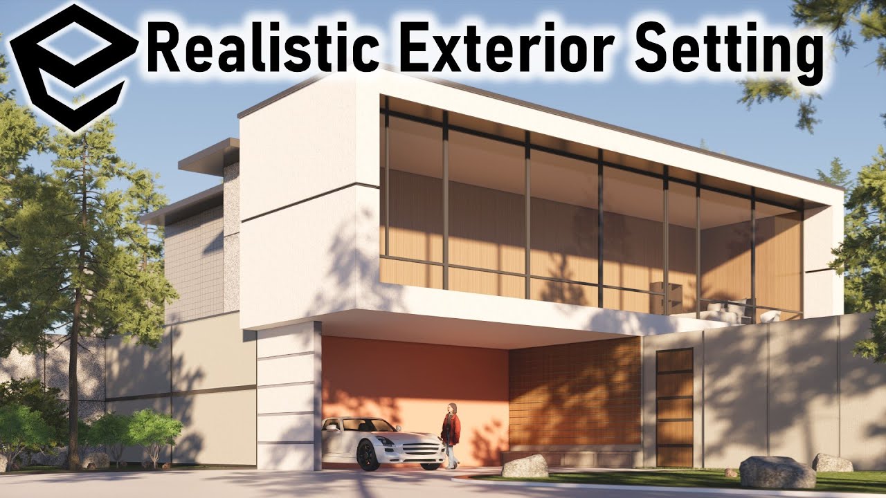 Enscape Exterior Render Setting Tutorial For Realistic Visualization