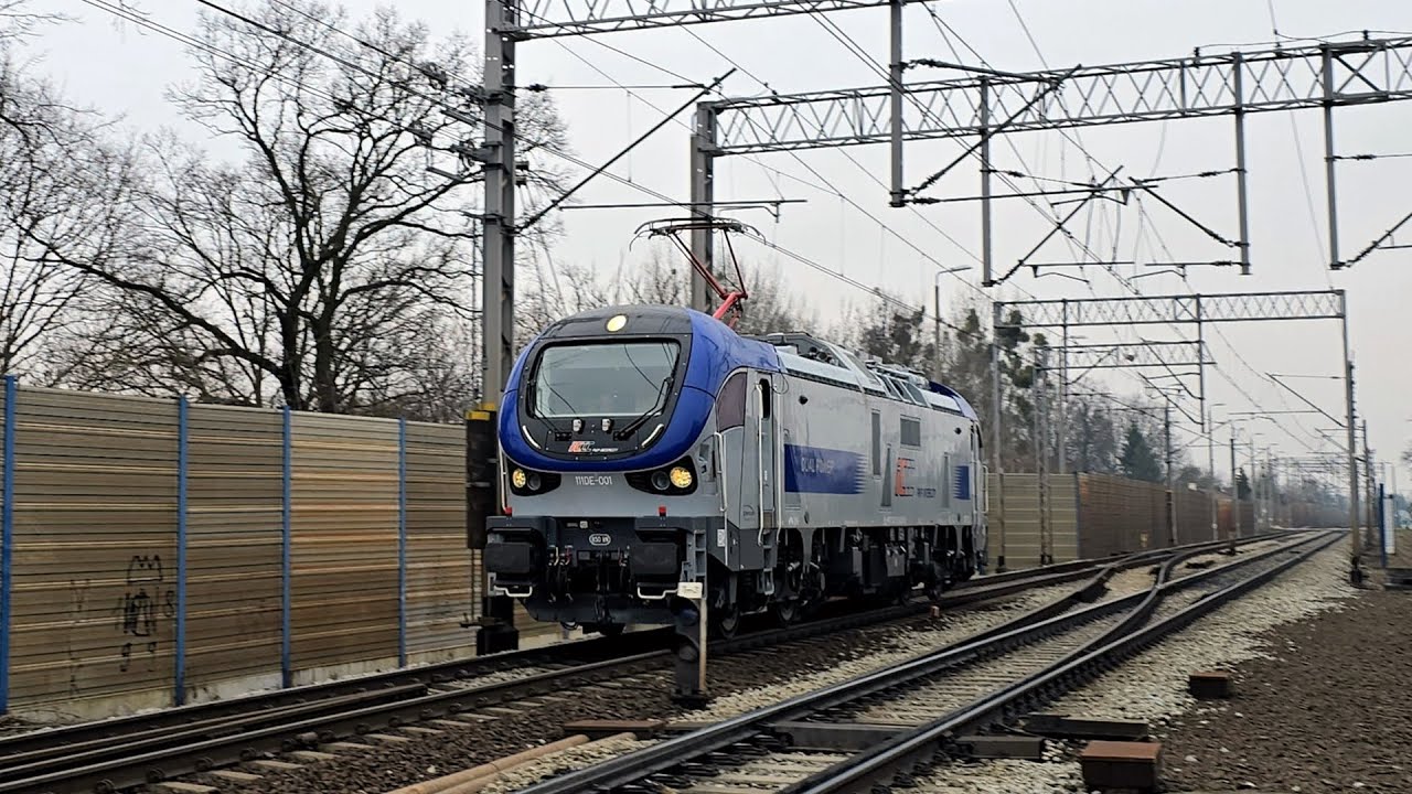 Pesa Gama Dual Power 111DE-001 na jazdach testowych między Wrocławiem a Poznaniem w Żmigrodzie. +RP1
