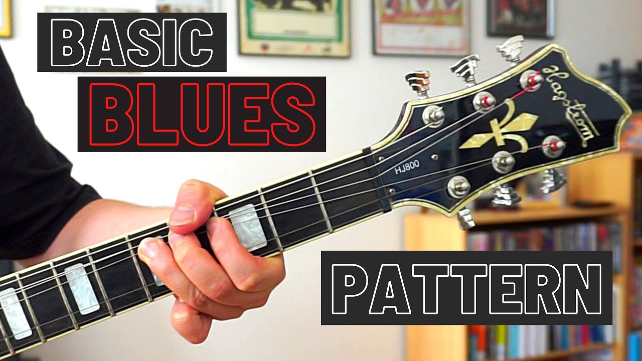 Basic Blues Rhythmus Pattern | Tutorial für Gitarre | Gitarrenunterricht per Skype