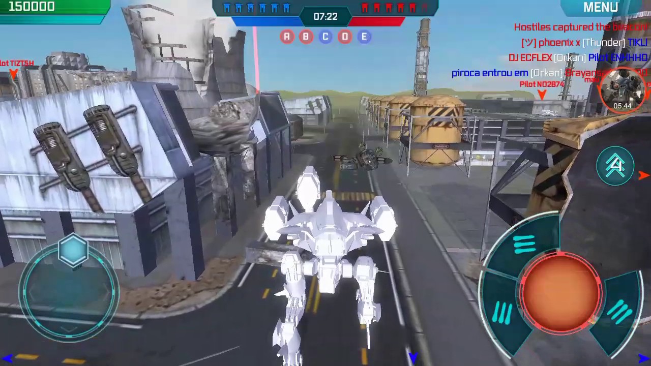 War Robots- Test server / New Shield/Dash Bot!