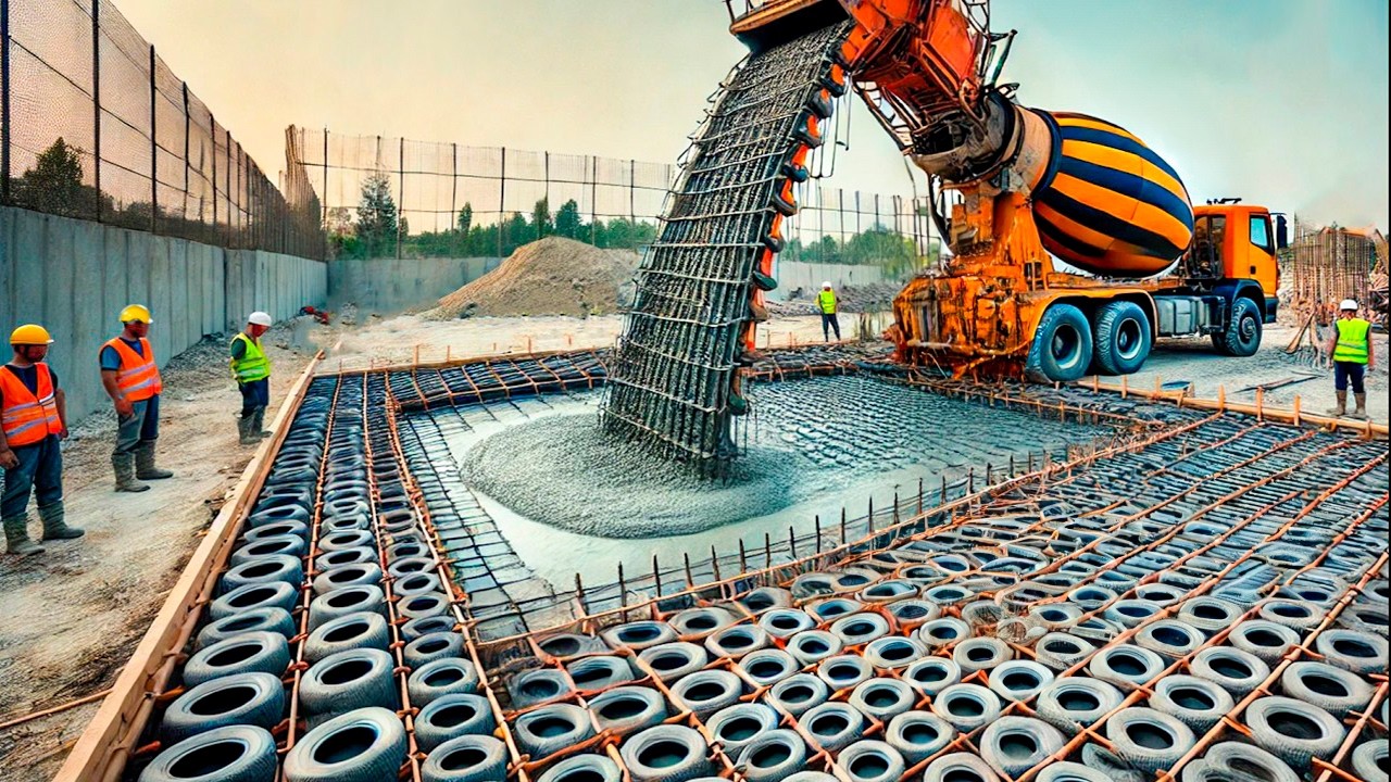 Los Trabajadores de la Construcción No Pueden Creer Que Esta Técnica de Construcción Funcione...