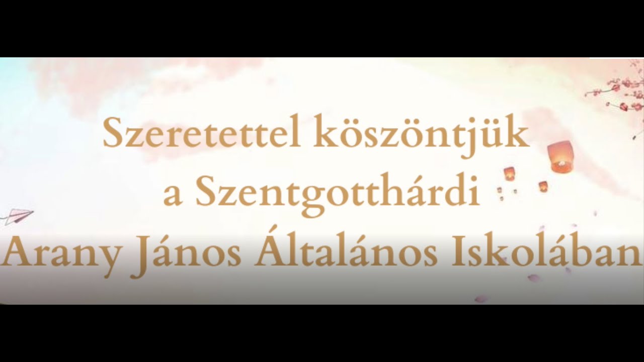 Szentgotthárdi Arany János Általános Iskola életképek