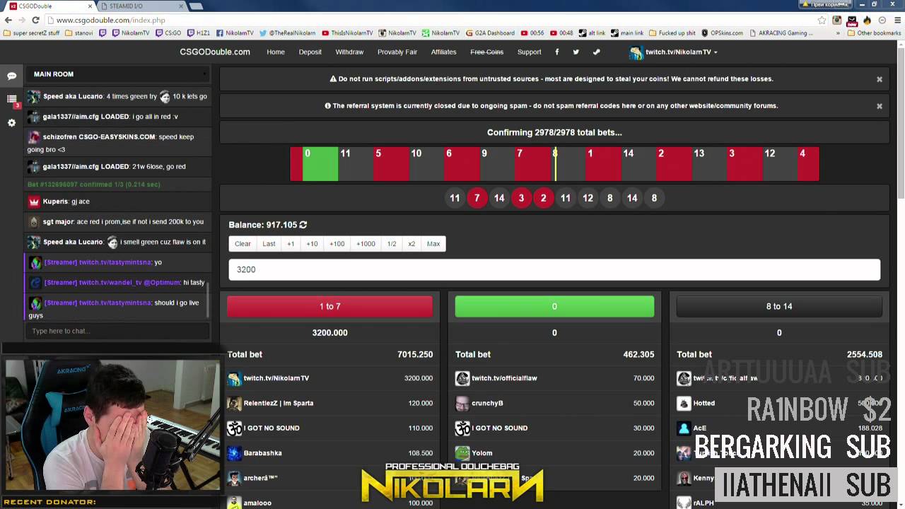 Betting big on CSGODouble.com