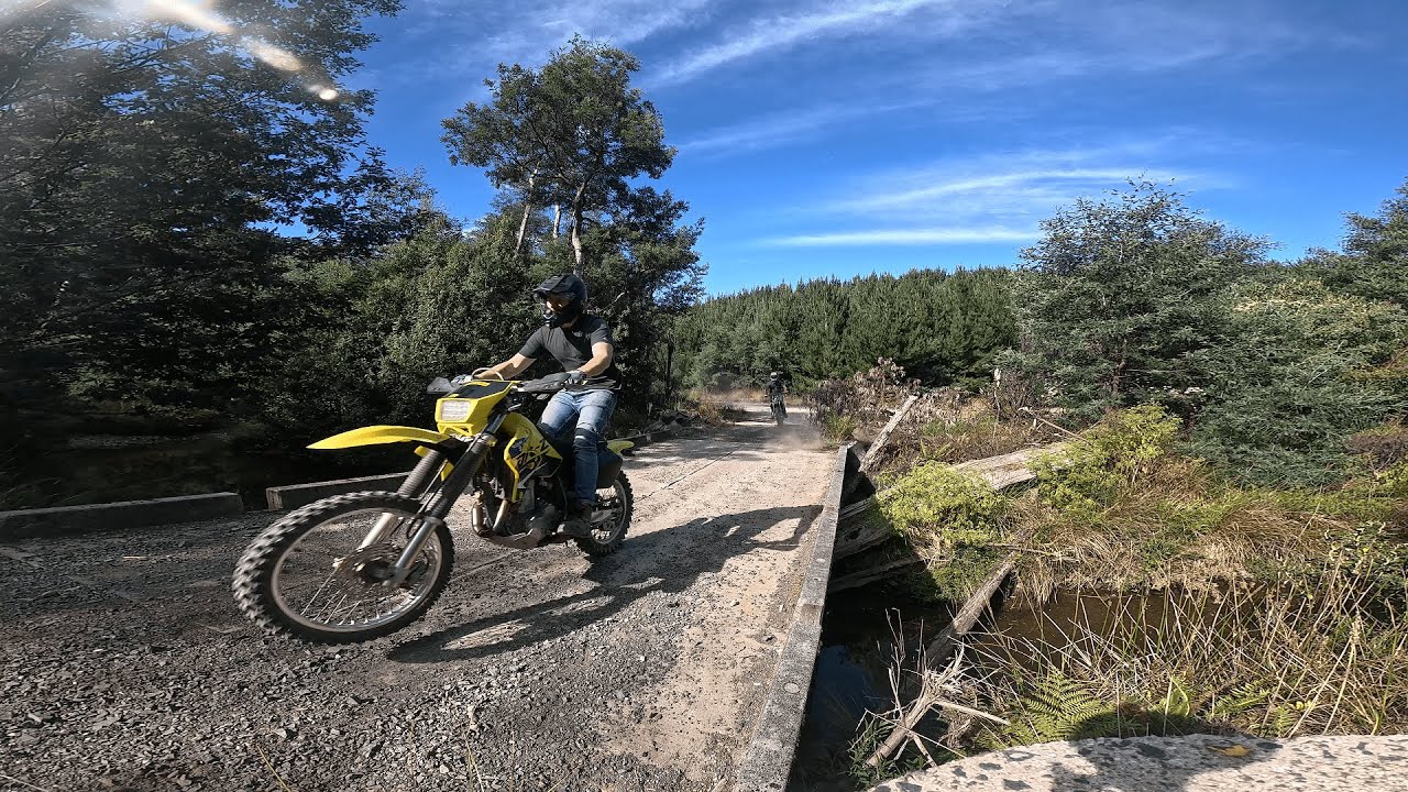 Riding Oldina Forest Reserve in Wynyard Tas