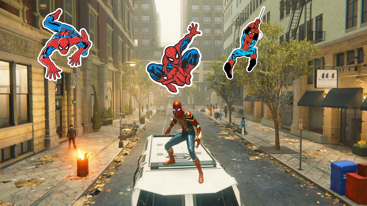 Marvels Spider-Man Remastered  #shorts #spidermancostume #symbiote #ironsuit #spiderman2 #live