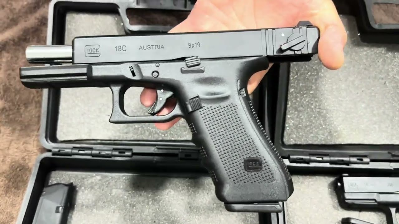 GLOCK 18c  AT SHOOTING RANGE BY HAIDER ARMS.