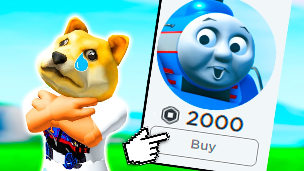 I Spent 2000 Robux On Thomas Roblox Games!