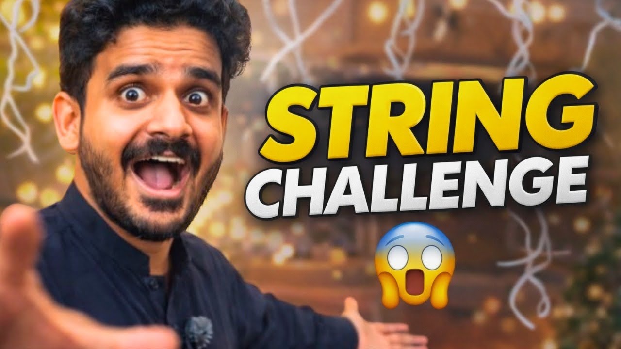 String Challenge With Friends | Funny Boys Challenge Vlog