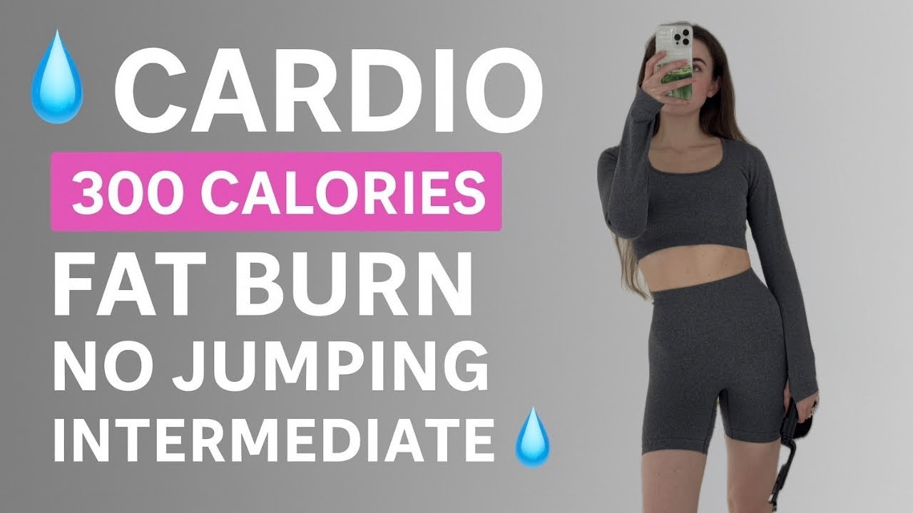 10 MIN LOW IMPACT CARDIO – Fat Burn, No Jumping, 300 Calories! 💦🔥