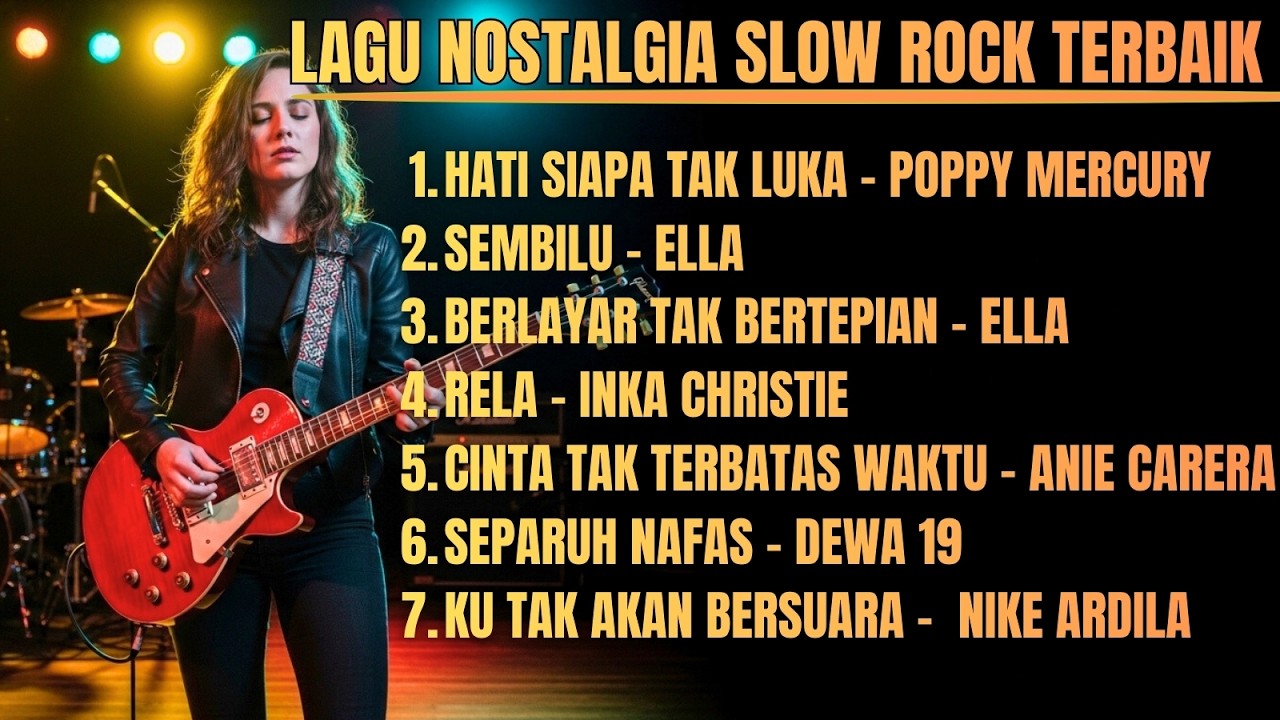 Slow Rock Nostalgia Terpopuler Sepanjang Masa | HATI SIAPA TAK LUKA (AI Cover) Full Album