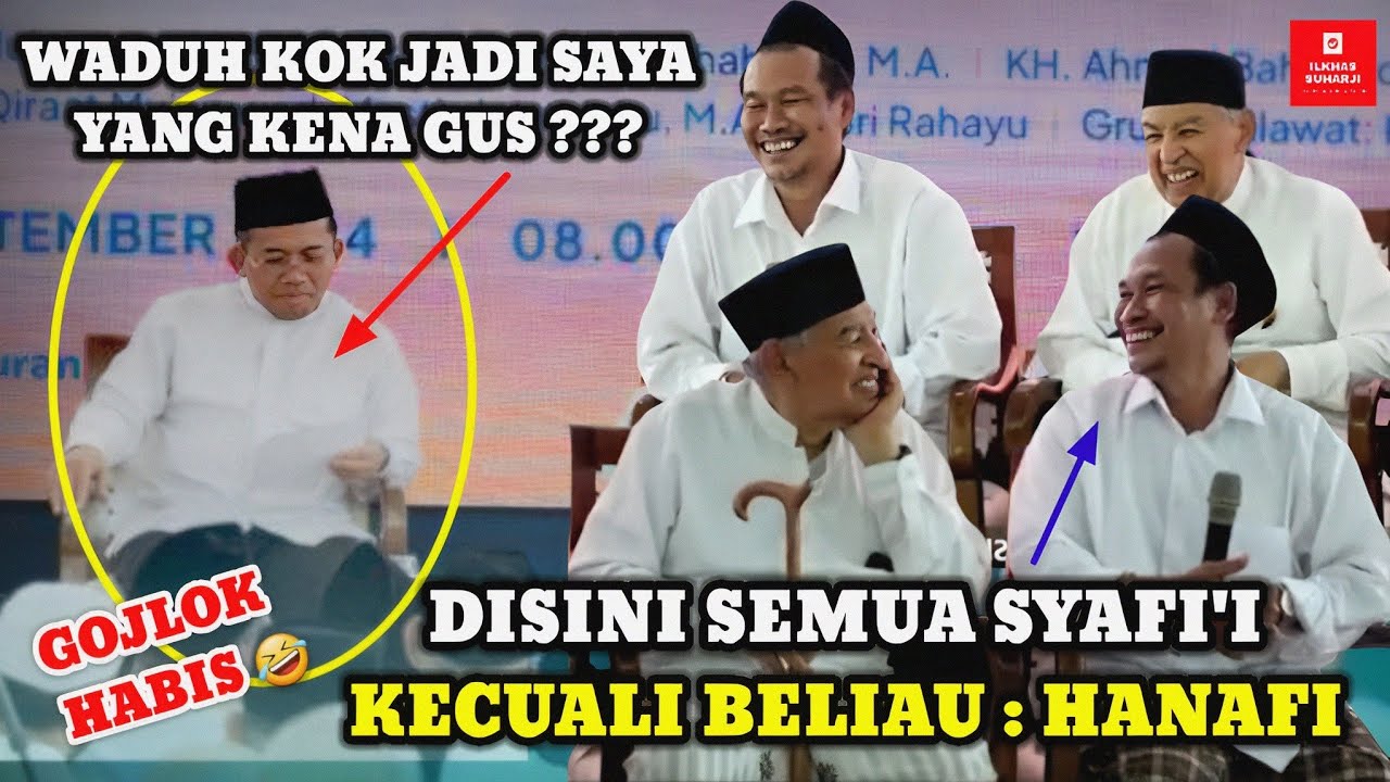 Gus Baha Gojlok Habis Dewan Pakar Pusat Studi Al-Qur'an bareng Prof Quraish Shihab saat Maulid Nabi