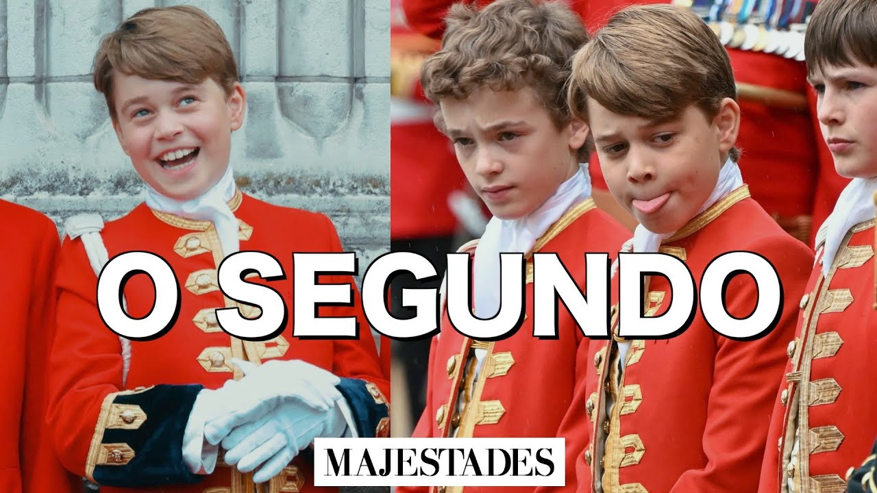 Onde estava o príncipe GEORGE? Qual foi o papel dele na coroação?