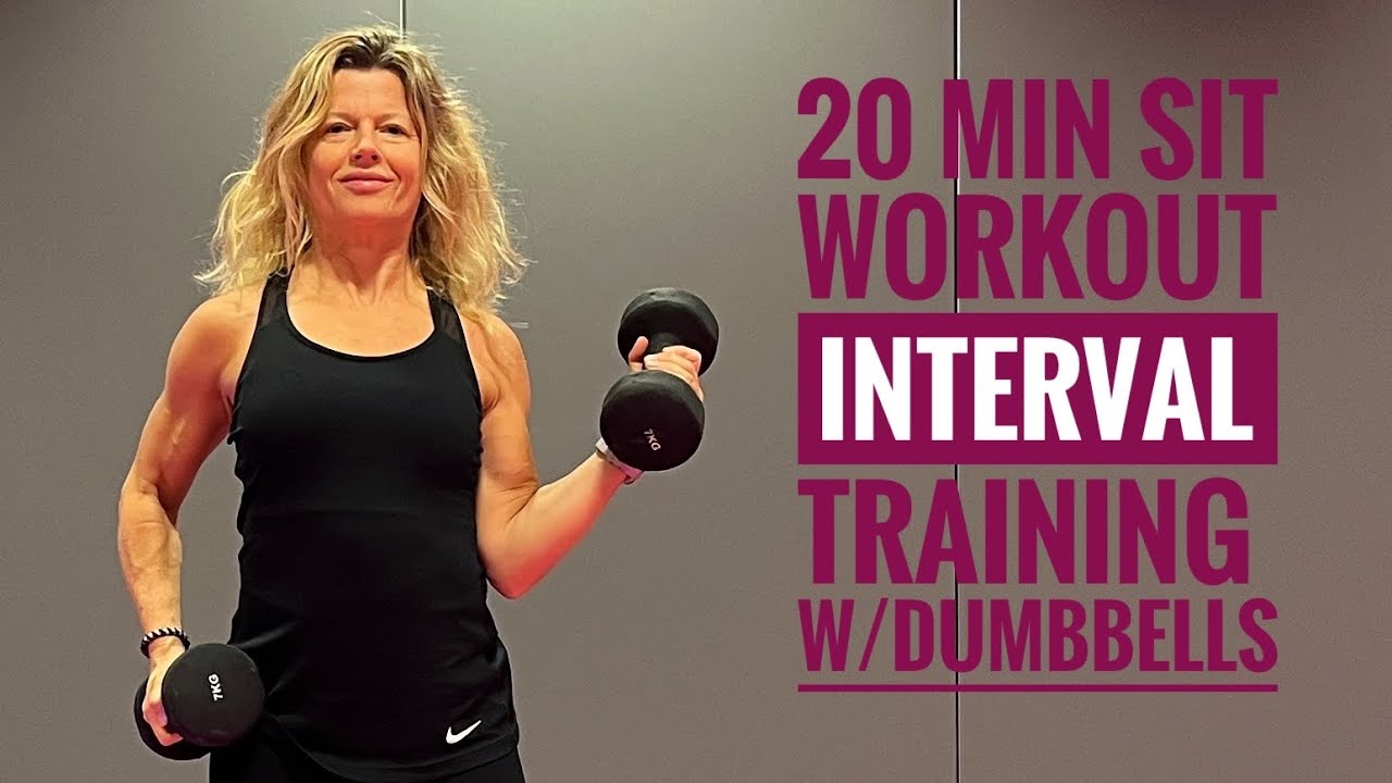 20 min SIT (interval training w/DB) /Stacy Sims style