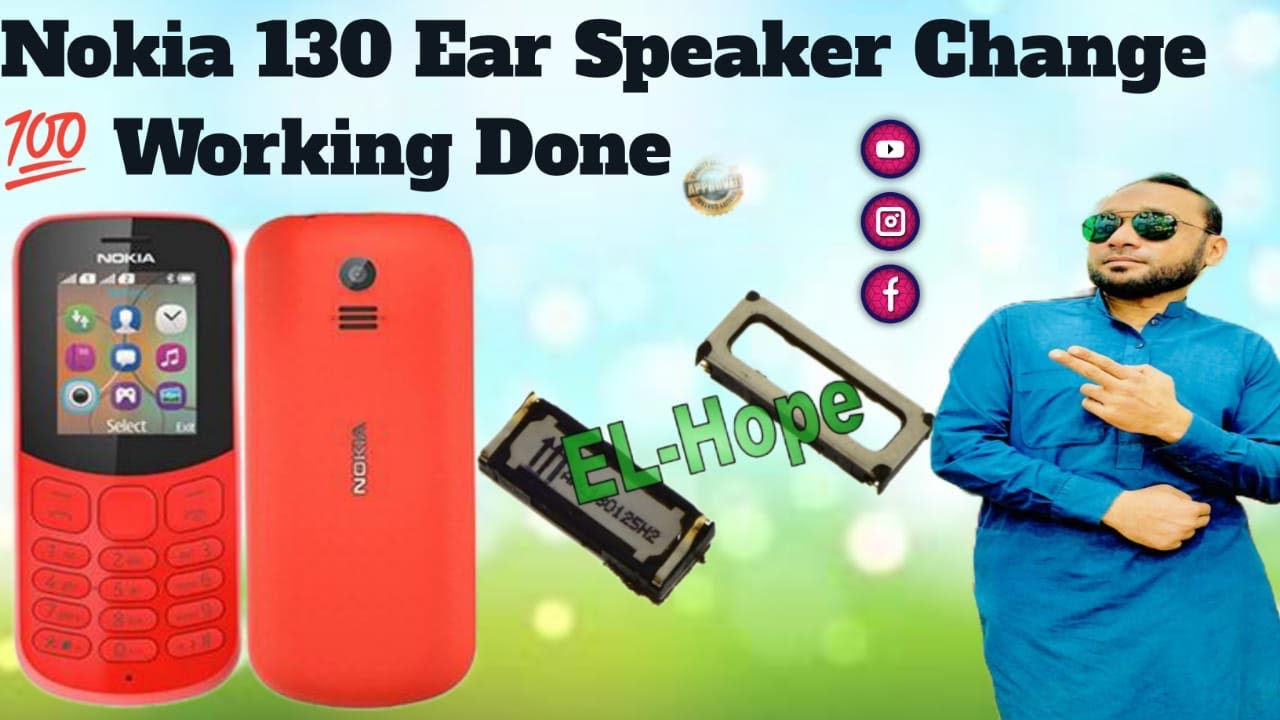 Nokia 130 Ear speaker change 💯 ✅ Done