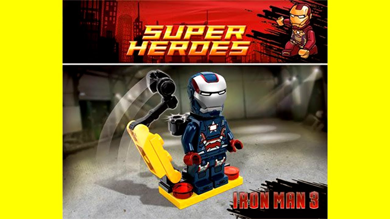 LEGO Iron Patriot Exclusive Minifigure Preview LEGO Marvel Super Heroes Video Game - BrickQueen