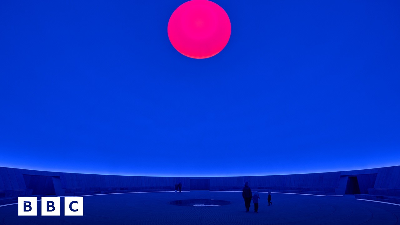 Inside James Turrell's 100th and most ambitious Skyspace | BBC Global