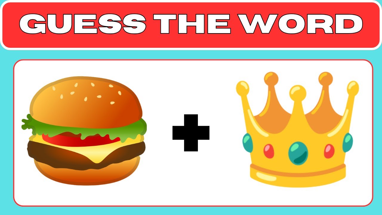 Can you guess the word by emoji? Emoji game.