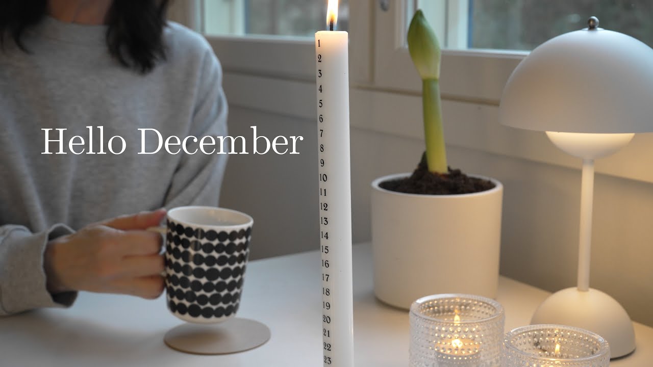 Hello December | Christmas Decor, Room Update | City Walks, Cooking & Baking | Slow Nordic Living