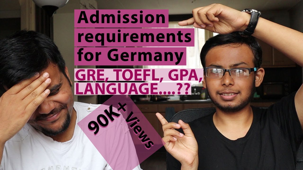 Admission requirements for Masters in Germany 🇩🇪 (RWTH Aachen) - GRE, TOEFL, CGPA? ft. Indian 🇮🇳