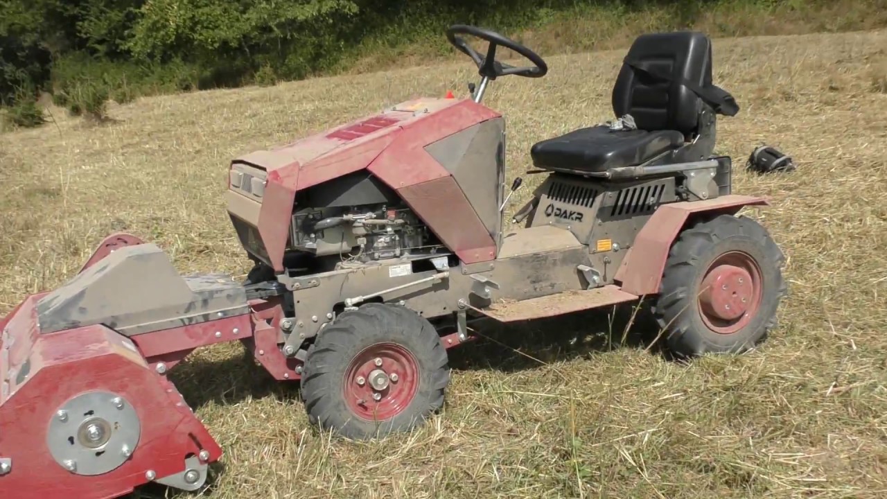 Mulčování traktorem Panter FD-5
