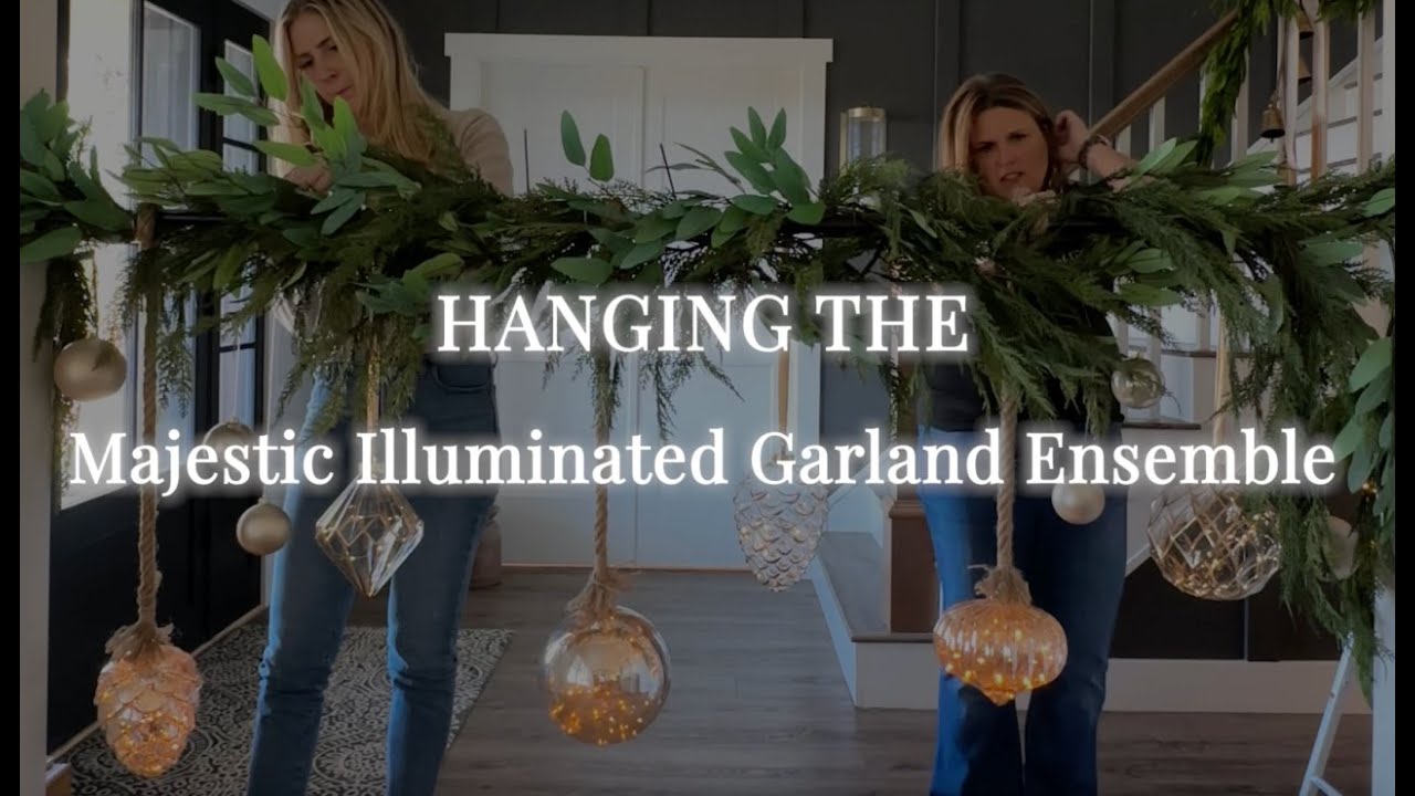 FULL TUTORIAL: Majestic Illuminated Garland Ensemble