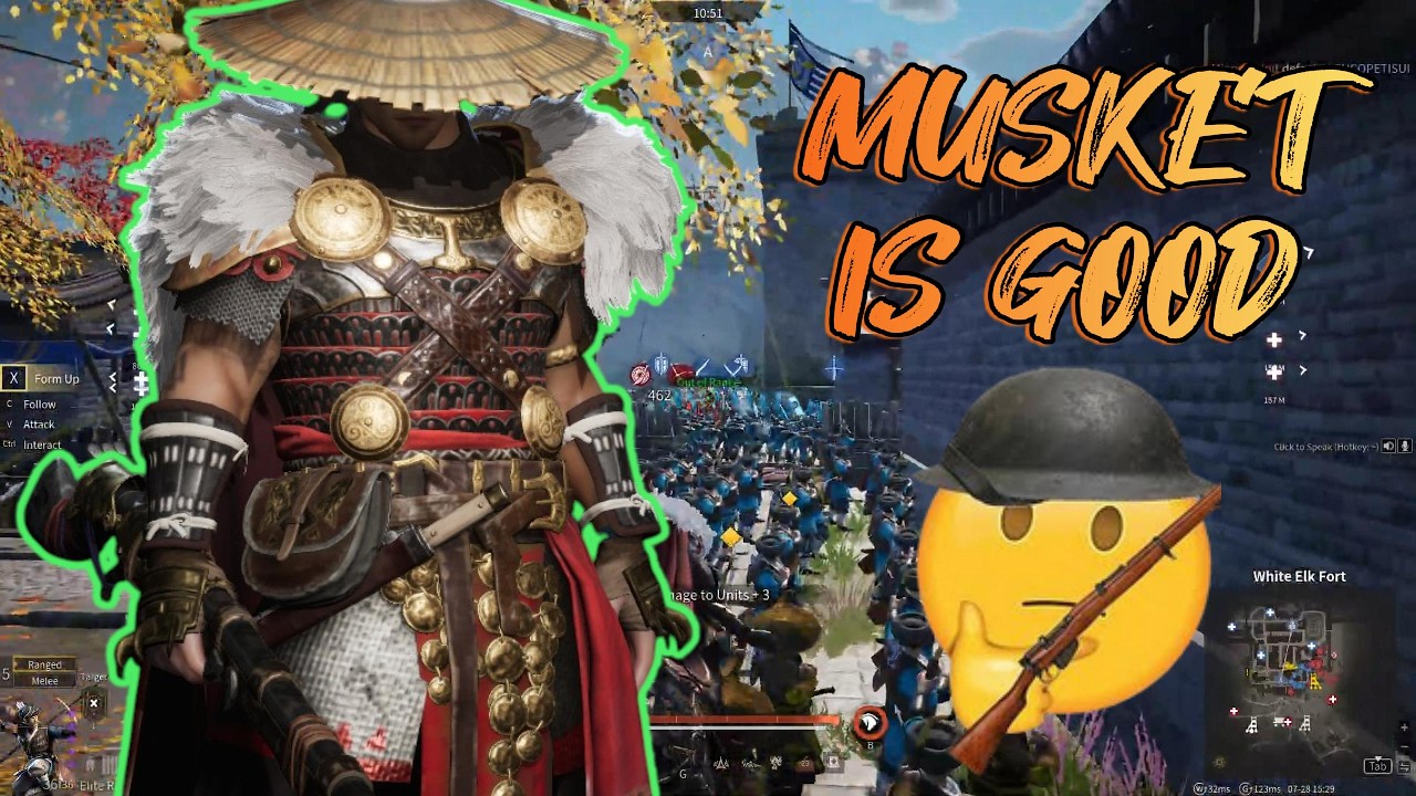 MUSKET CLASS BUFFS FEELS REALLY NICE! NEW MAIN AH?