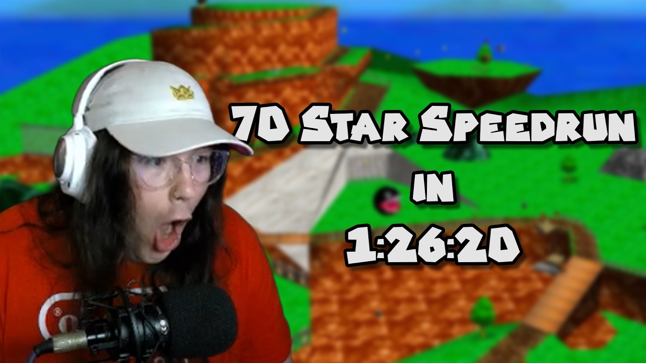 Super Mario 64 - 70 Star Speedrun in 1:26:20