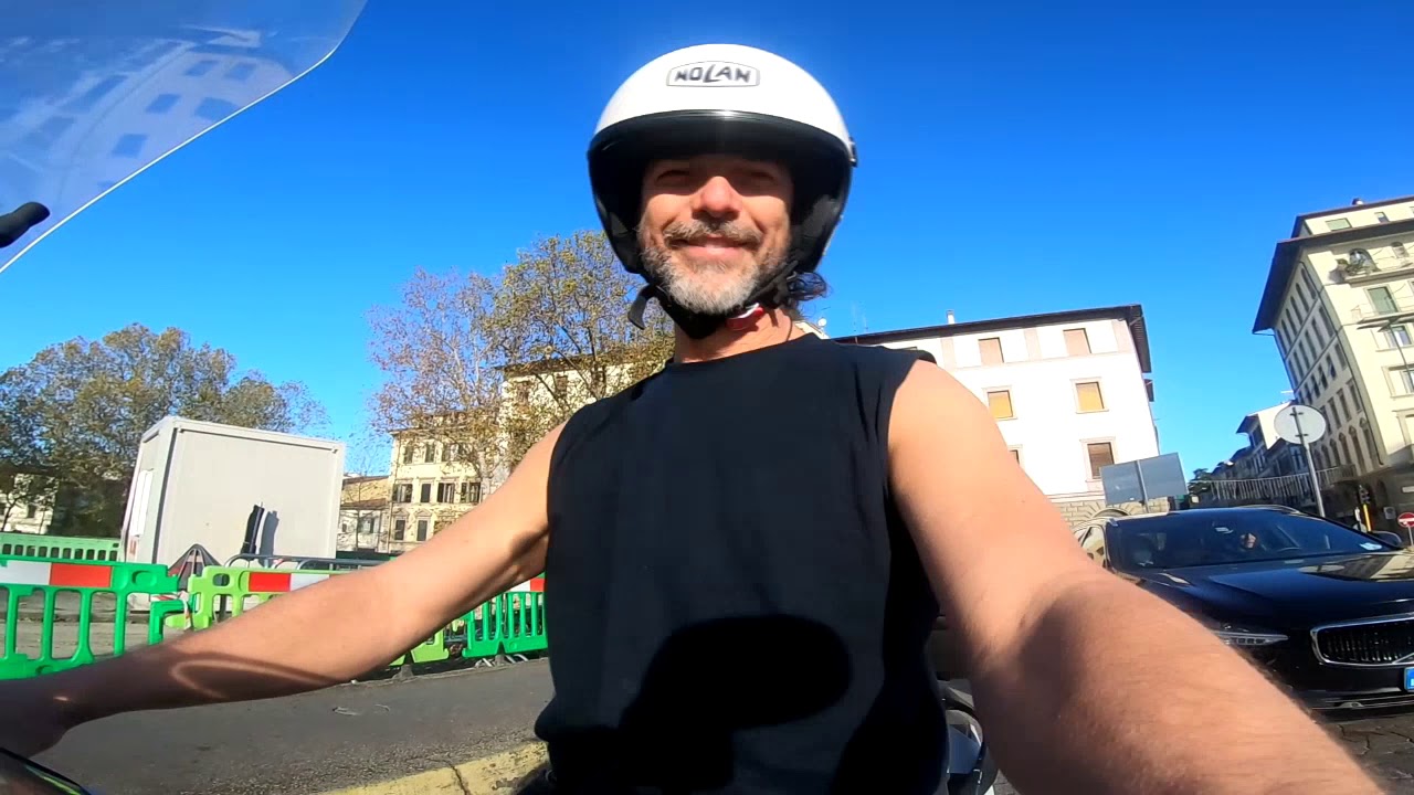 D'Inverno in Scooter in maniche corte ;-)
